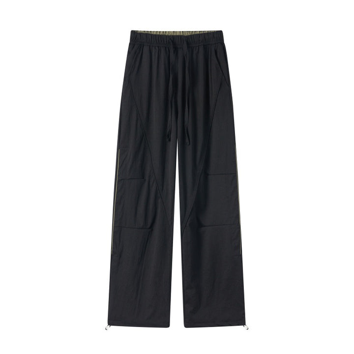 Women Comfortable Cargo Pants with Elastic Waistband Mune Fashion
