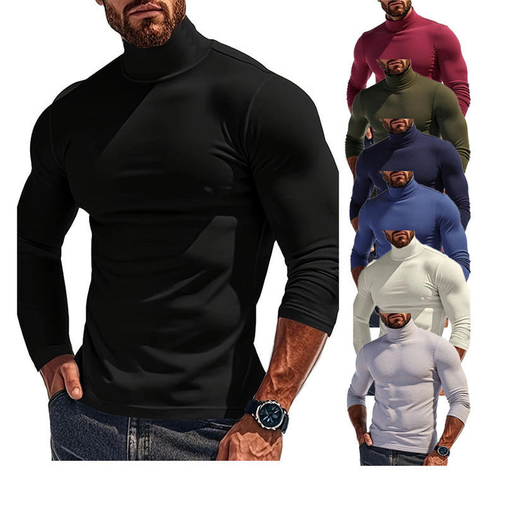 Men's Turtleneck Sweater In Modern Design Mune