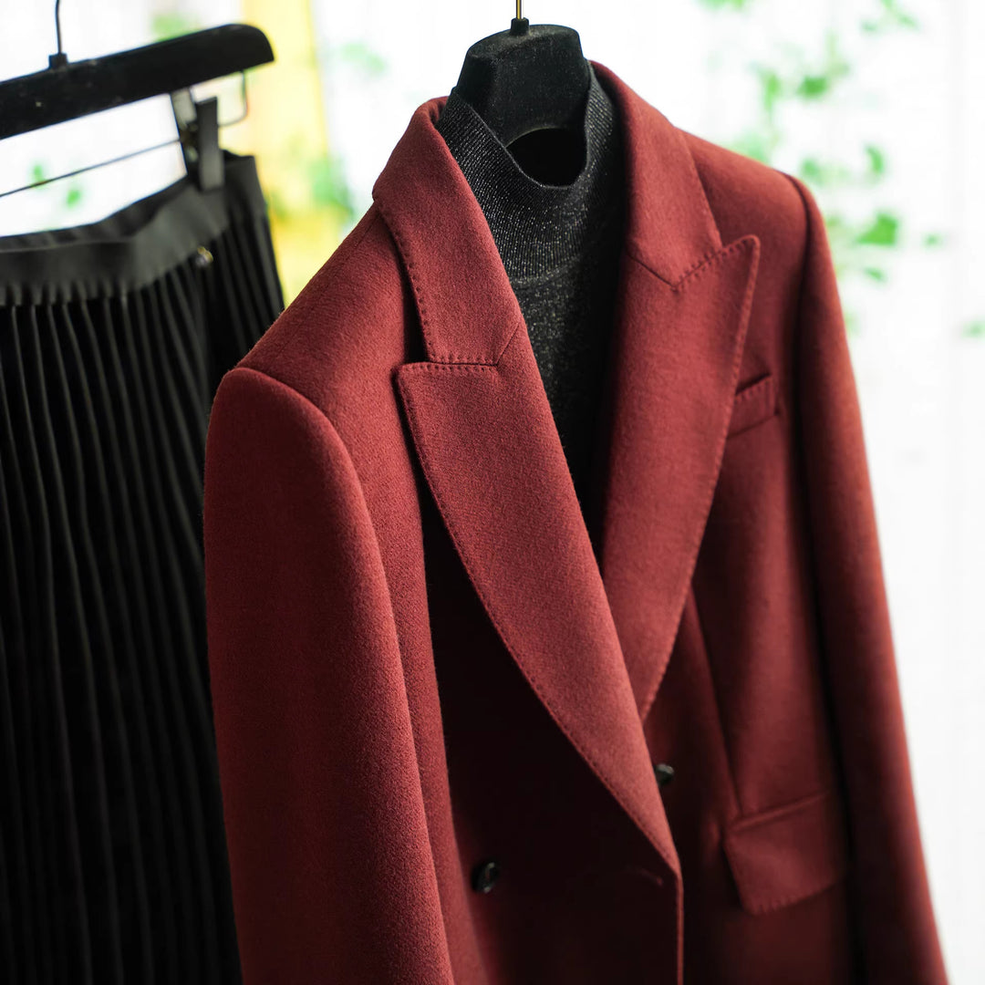 Women Designer Double-breasted Blazer Mune Fashion