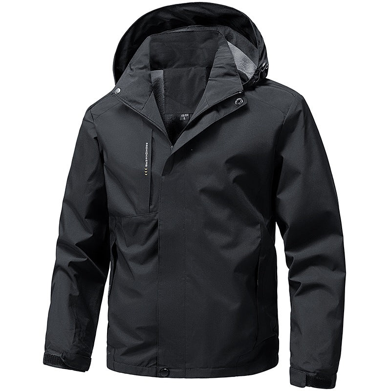 Men's functional jacket with detachable hood Mune Fashion