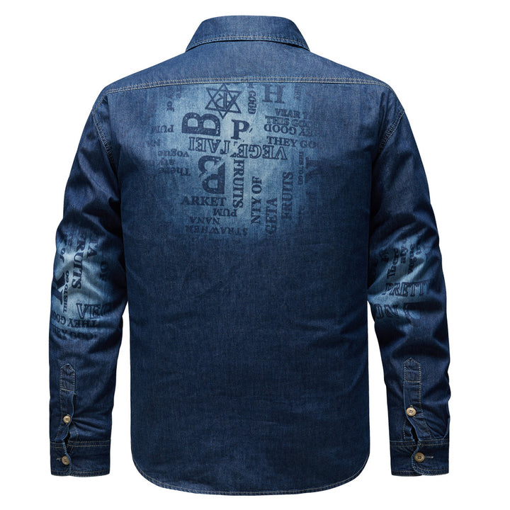 Men's Denim Shirt Mune Fashion