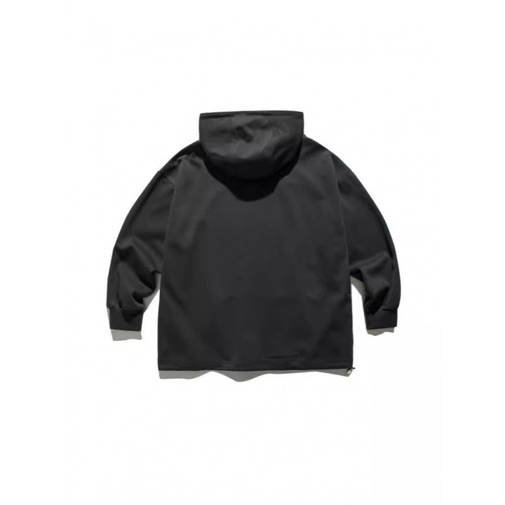 Unisex Oversize Hoodie with Half Zipper and Kangaroo Pocket Mune Fashion