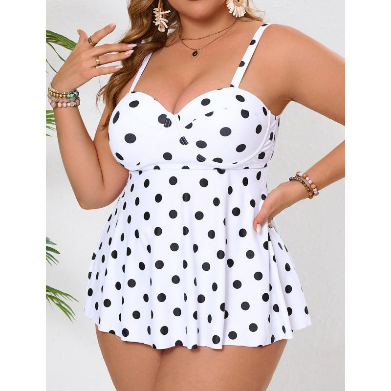 Women's swimsuit set with padded top and playful skirt Mune Fashion