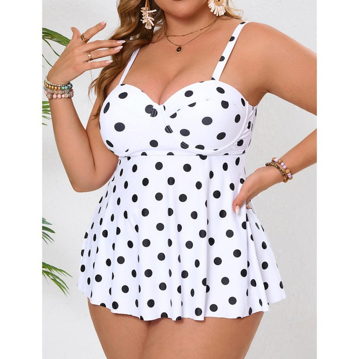 Women's swimsuit set with padded top and playful skirt Mune Fashion