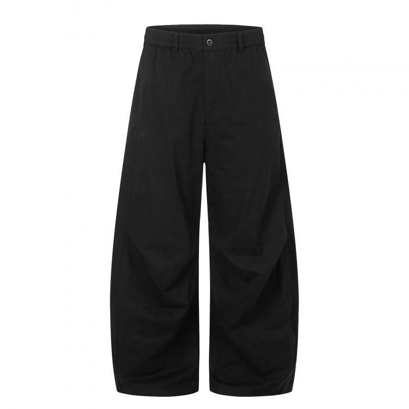 Women's wide culotte pants in cropped look with elastic waistband Mune Fashion