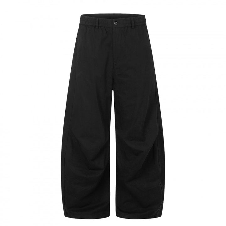 Women's wide culotte pants in cropped look with elastic waistband Mune Fashion