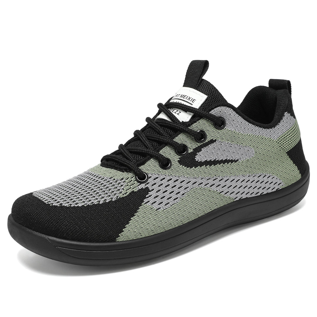 Women's lightweight breathable knitted casual sneakers with elastic lacing and shock-absorbing EVA midsole Mune Fashion