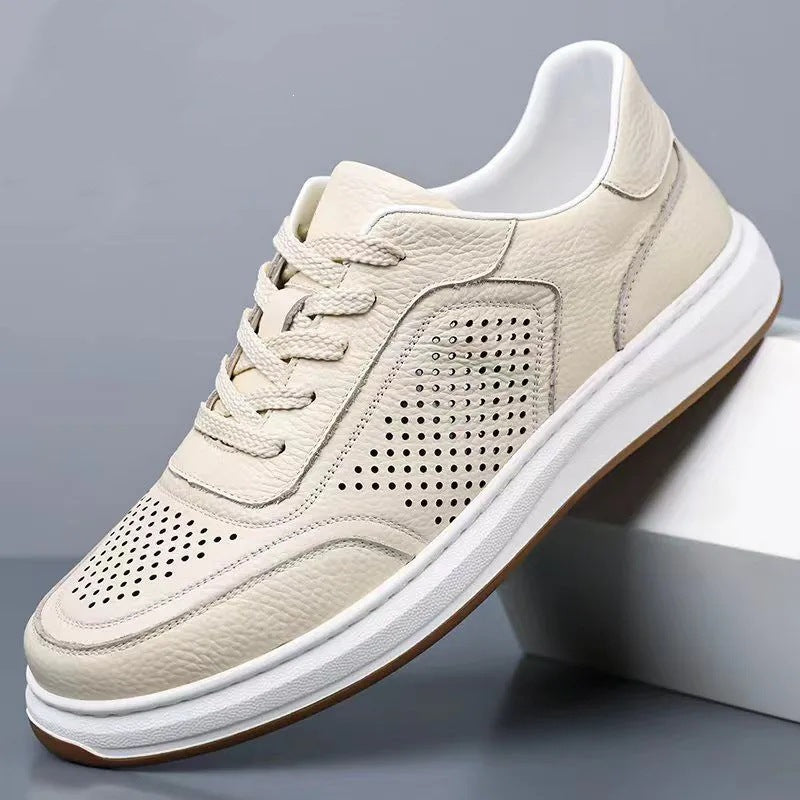 Men's Elegant and Comfortable Leather Sneakers Mune Fashion