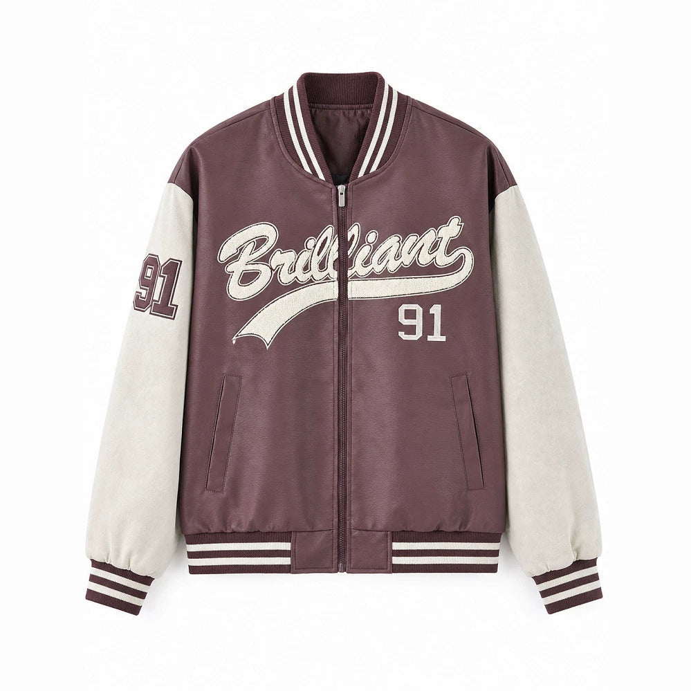 Men's Stylish Bomber Jacket with Sporty Cut Mune Fashion