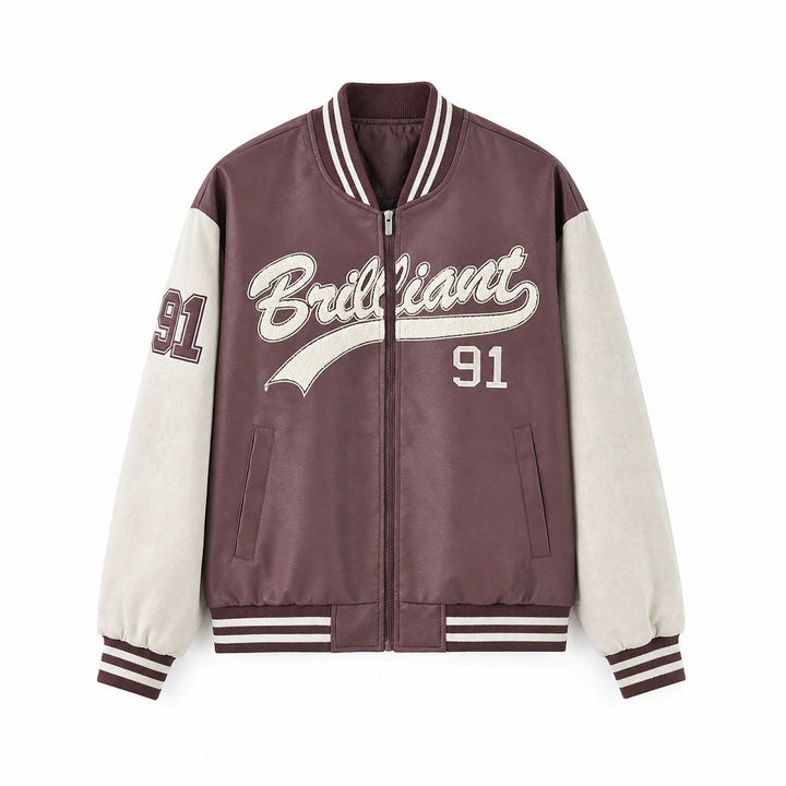 Men's Stylish Bomber Jacket with Sporty Cut Mune Fashion