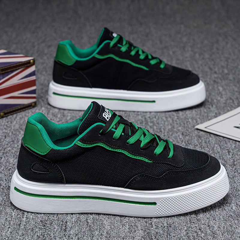 Women’s Sporty Platform Sneakers with Breathable Upper Material Mune Fashion