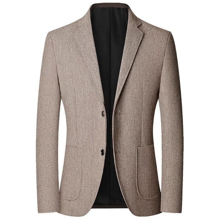 Men's Lightweight City Blazer unlined construction with textured pattern and patch front pockets Mune Fashion