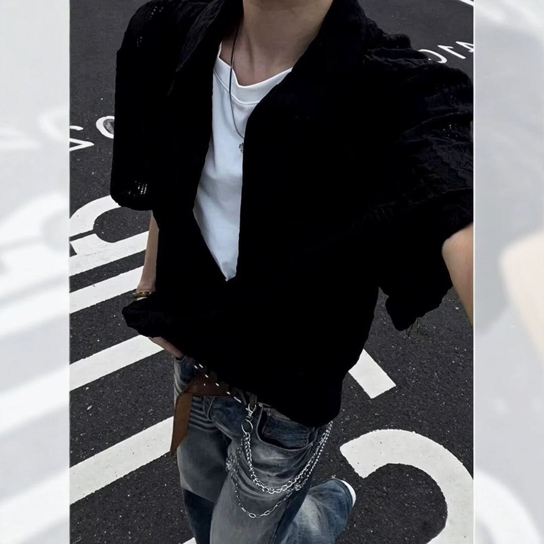 Men's Stylish Short Sleeve Shirt Mune Fashion