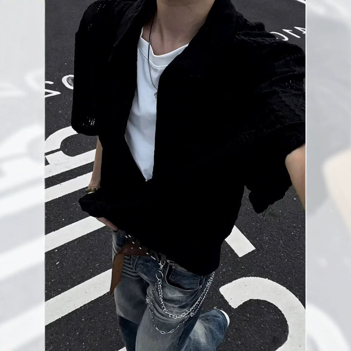 Men's Stylish Short Sleeve Shirt Mune Fashion