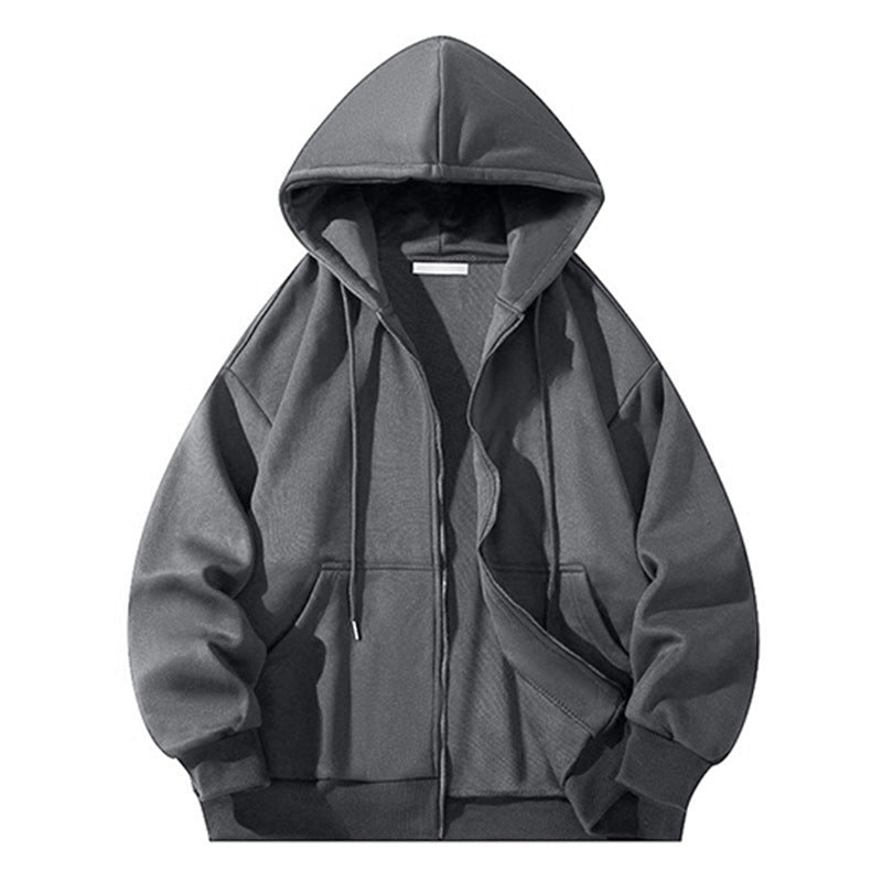 Men's Oversize Zip-Up Hoodie made of heavy sweatshirt quality with kangaroo pockets Mune Fashion
