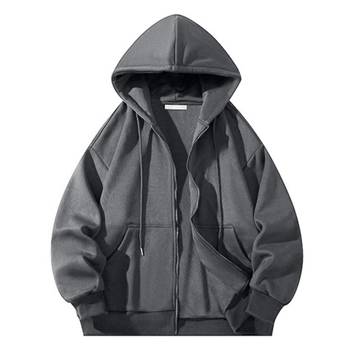 Men's Oversize Zip-Up Hoodie made of heavy sweatshirt quality with kangaroo pockets Mune Fashion