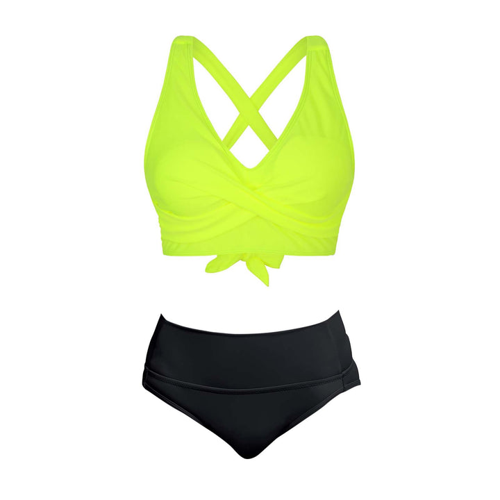 Women's Two-Piece Swimsuit with Floral Design Mune Fashion