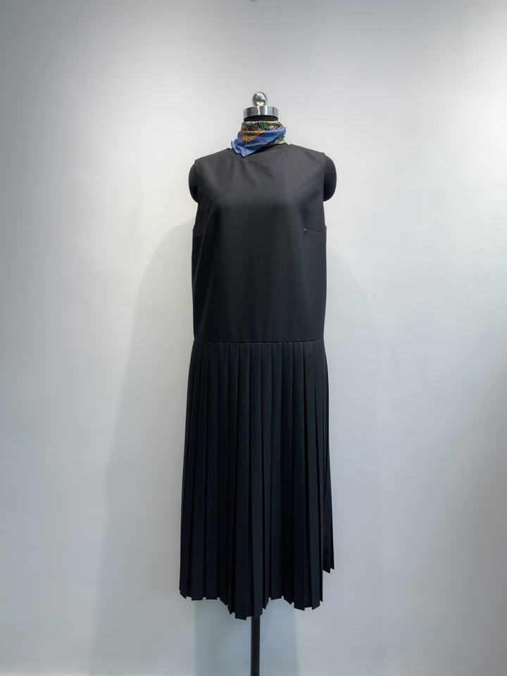 Women Folding Midi Dress Mune Fashion