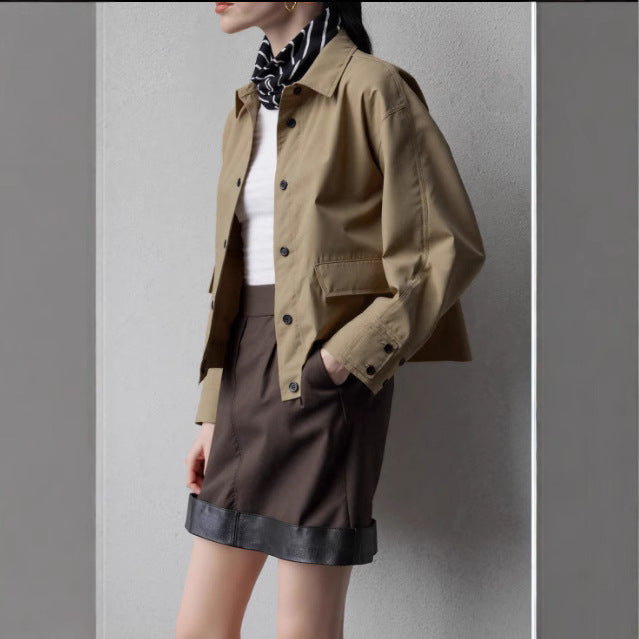 Women's Stylish Utility Jacket with Versatile Design Mune Fashion