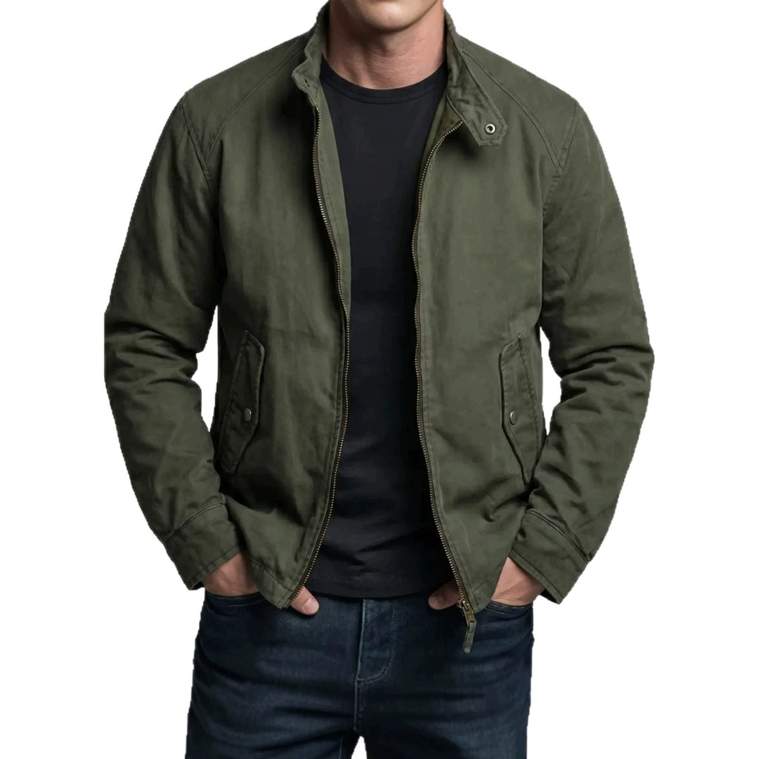 Men's Fashion Leisure Jacket with High Collar