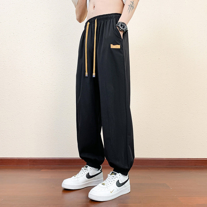 Men's Comfortable Sports Pants with Elastic Waistband