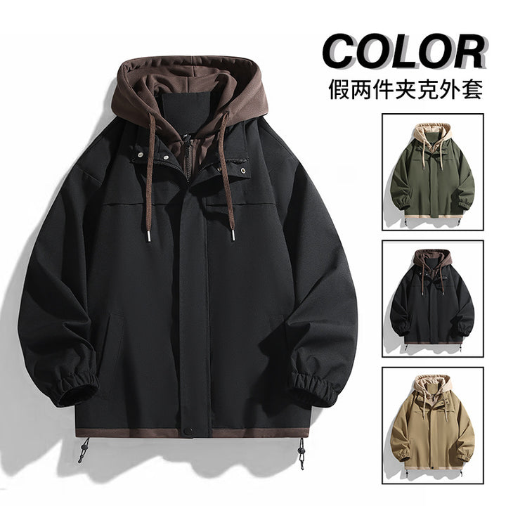 Men's Practical Transition Jacket with Hood Mune Fashion