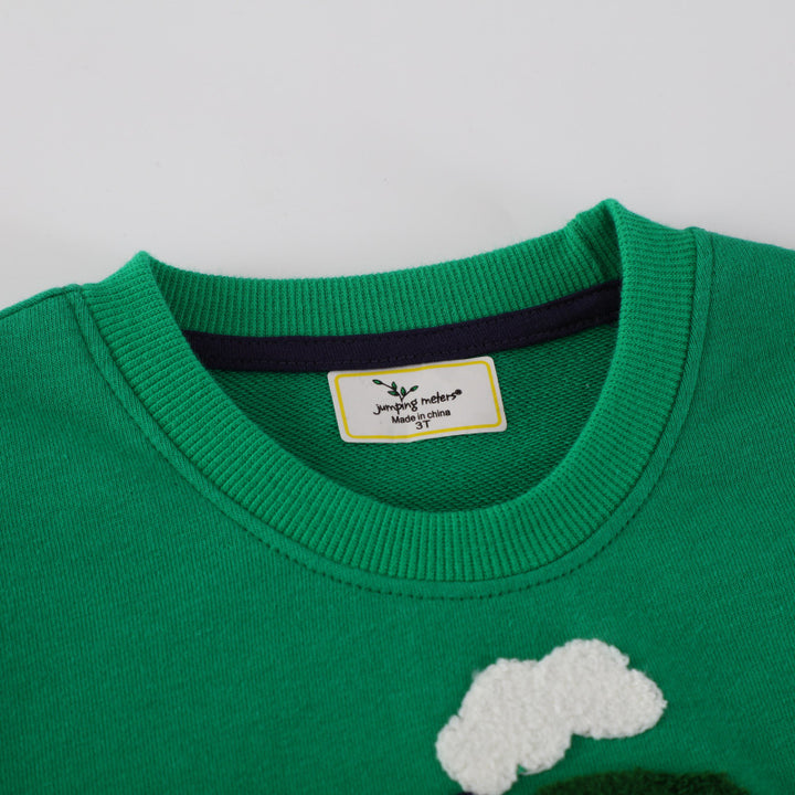 Boys sweatshirt with colorful excavator and truck design Mune Fashion