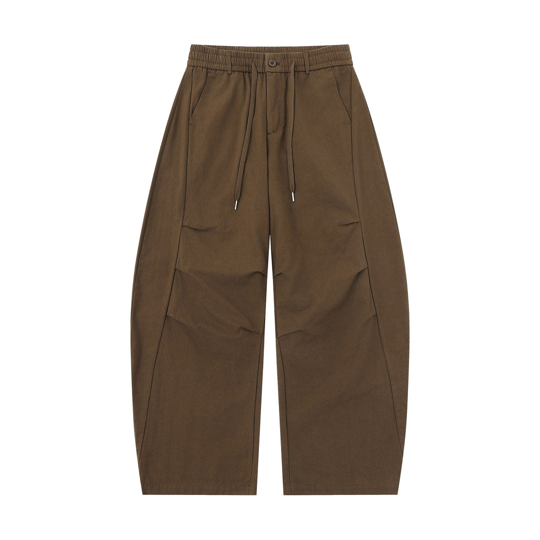 Women’s Wide Cargo Bermuda Shorts with Drawstring Waist and Patch Pockets Mune Fashion