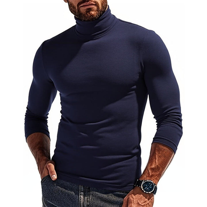 Men's Turtleneck Sweater In Modern Design Mune
