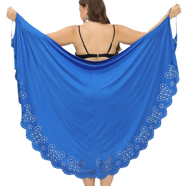 Women's chic beach cover-up with floral cut Mune Fashion