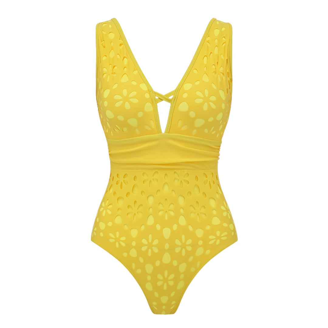 Women's Sun Suit with Romantic Floral Design Mune Fashion