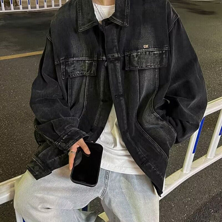 Women Casual Oversized Denim Jacket Mune Fashion