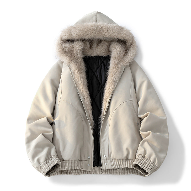 Men's Stylish Camouflage Winter Jacket with Removable Hood Mune Fashion