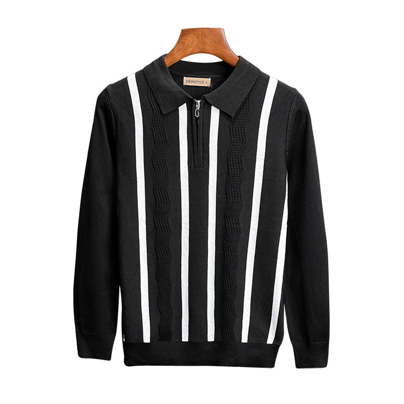 Men's trendy long-sleeve polo Mune Fashion
