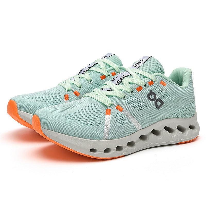 Women's Airy Roadrunning Sneakers with Perforated Hollow Chamber Sole and Breathable Knit Upper Mune Fashion
