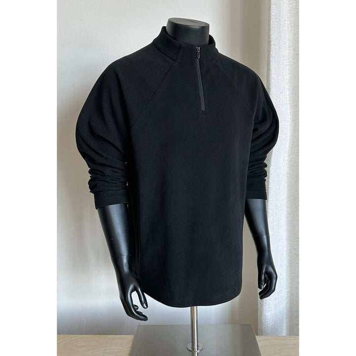 Women's fashionable stand-up collar sweater with zipper Mune Fashion