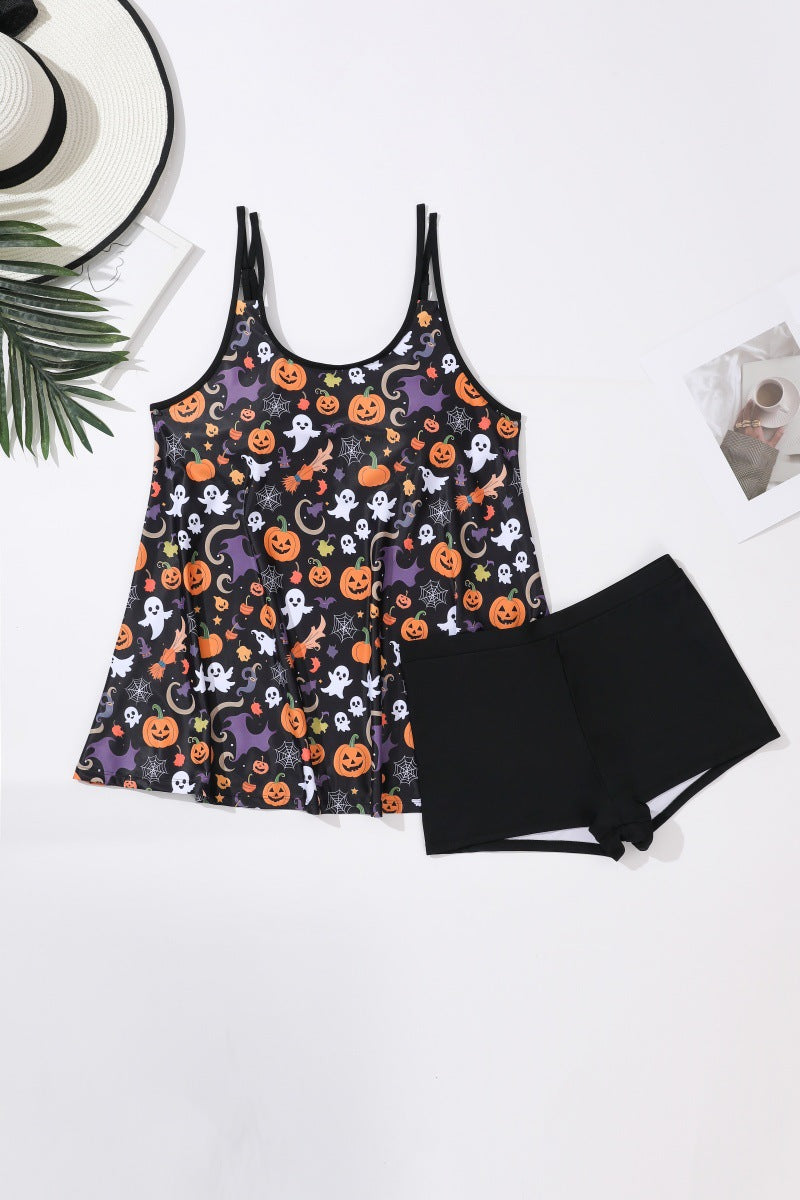 Ladies Halloween Design Bath Set Mune Fashion