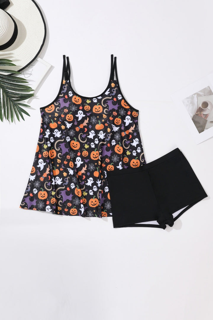 Ladies Halloween Design Bath Set Mune Fashion