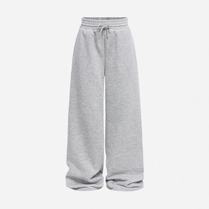 Unisex nan locker falling lounge pants with elastic drawstring waist, side pockets and straight leg Mune Fashion