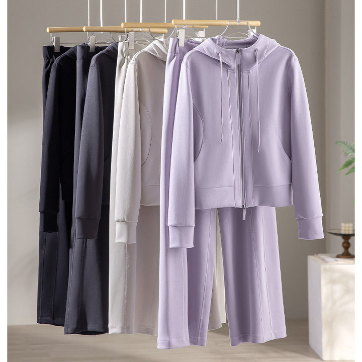 Women's Hooded Performance Zip Jacket with Zipper and Side Pockets Mune Fashion