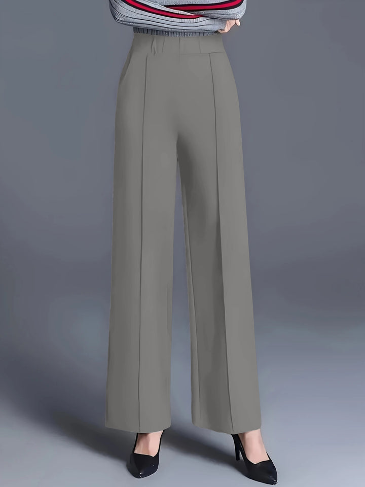 Ladies Elegant High-Waisted Dress Pants Mune Fashion
