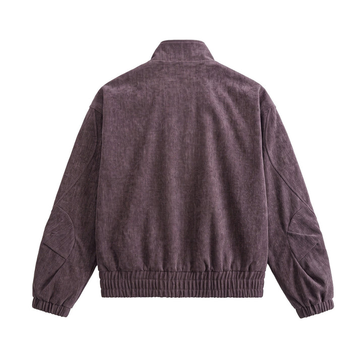 Unisex Boxy Bomber Jacket made of structured denim look with high standing collar Mune Fashion