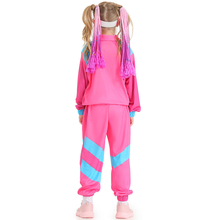Girls sports suit with colorful accents and elastic details Mune Fashion