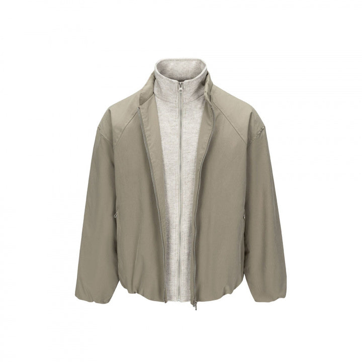 Men's ultralight tech blouson jacket with raglan sleeves, stand-up collar, and zip pockets Mune Fashion