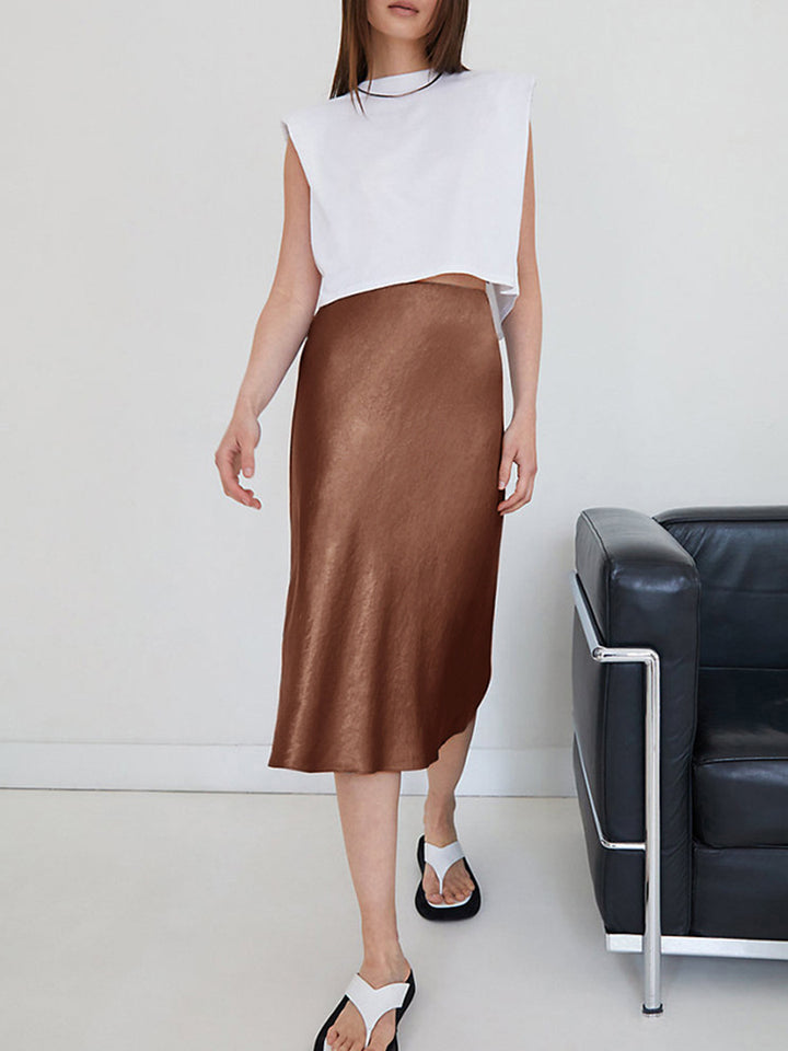 Ladies Elegant and flowy Midi blouse Drune