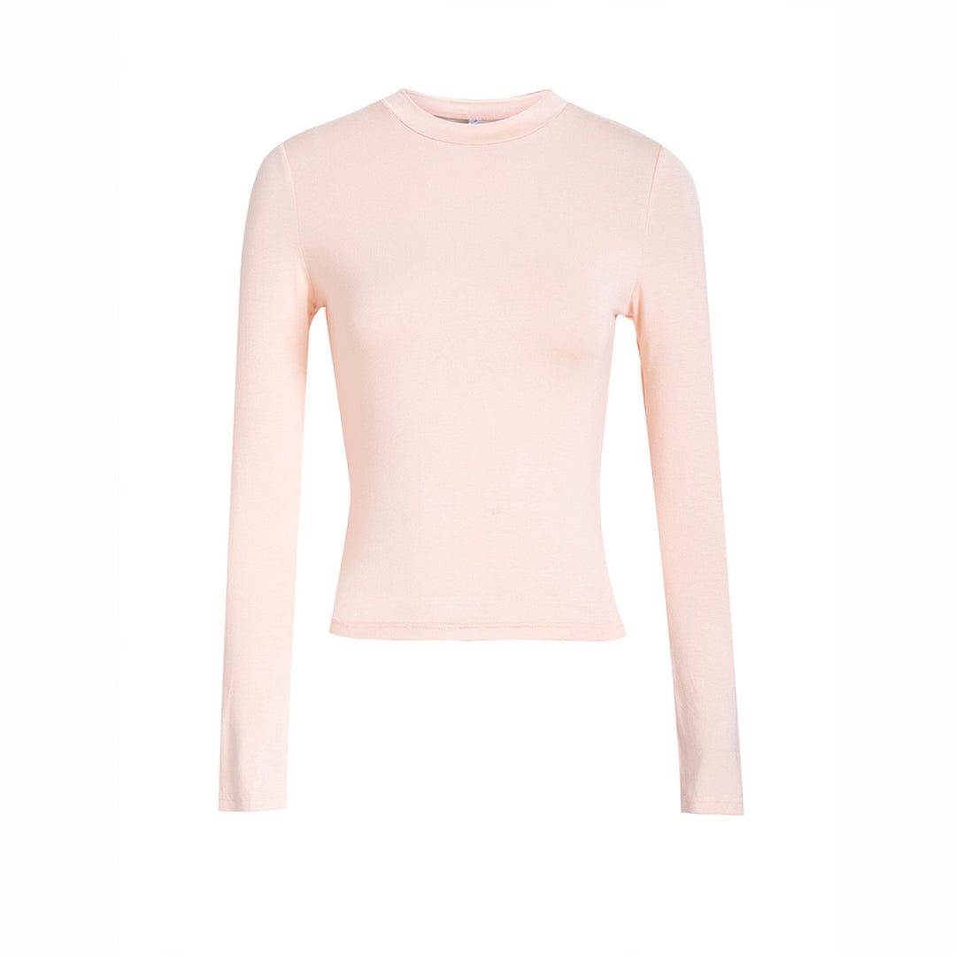 Women's fitted stretch long sleeve with slim silhouette and thumb hole sleeves Mune Fashion