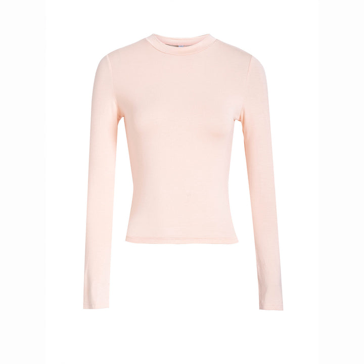 Women's fitted stretch long sleeve with slim silhouette and thumb hole sleeves Mune Fashion