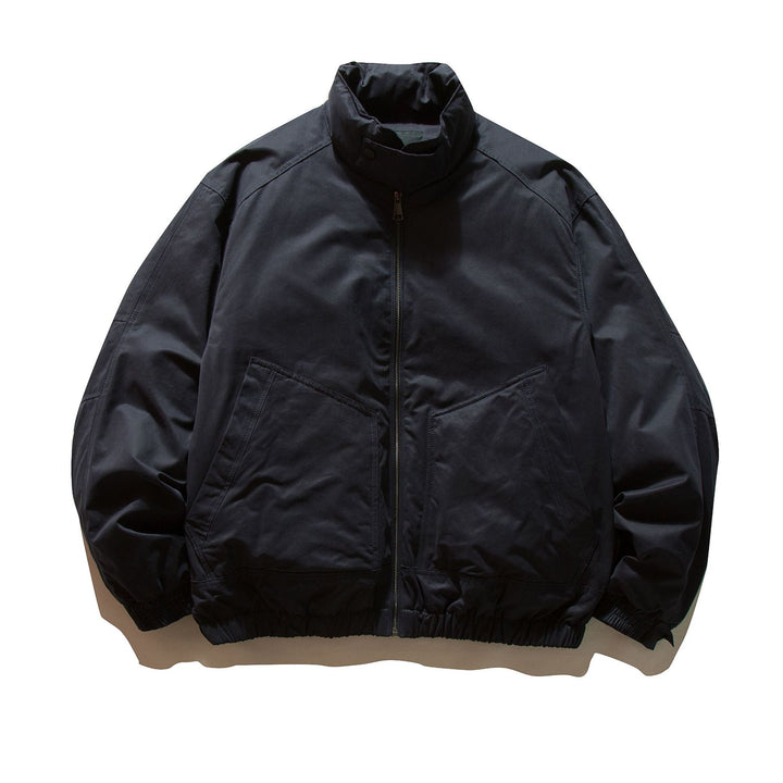 Men's padded bomber jacket with high stand-up collar and elastic hem Mune Fashion