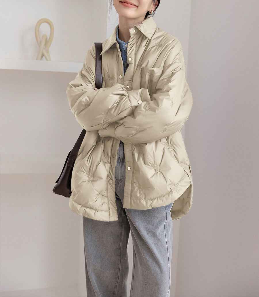 Ladies elegant and padded transitional jacket Drune