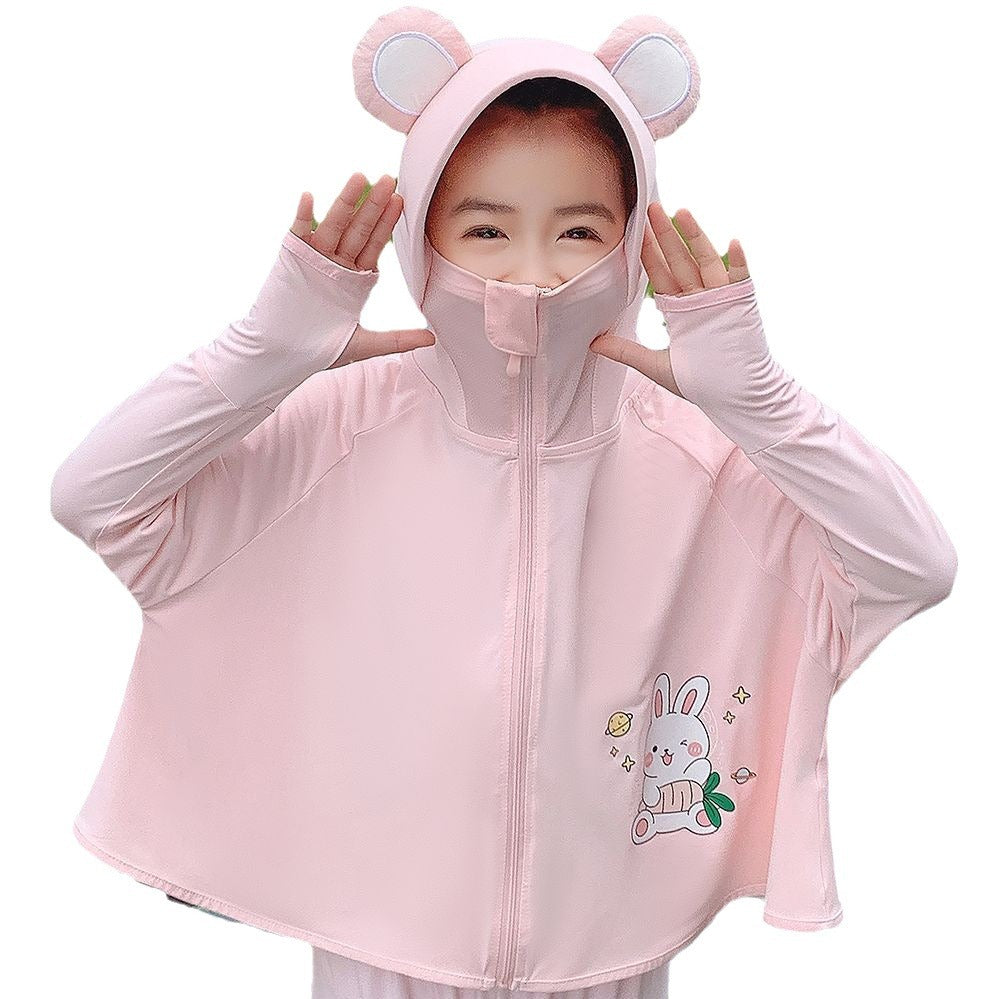 Girl's practical hooded jacket with animal ears Mune Fashion